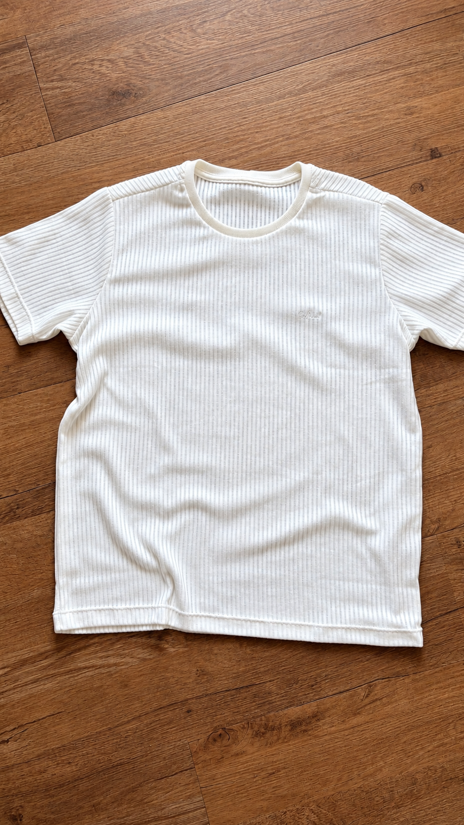 Camiseta Canelada Cali Off-White