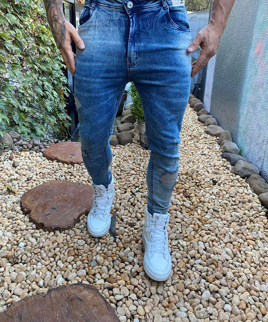 Calça Jeans Skinny Marmor