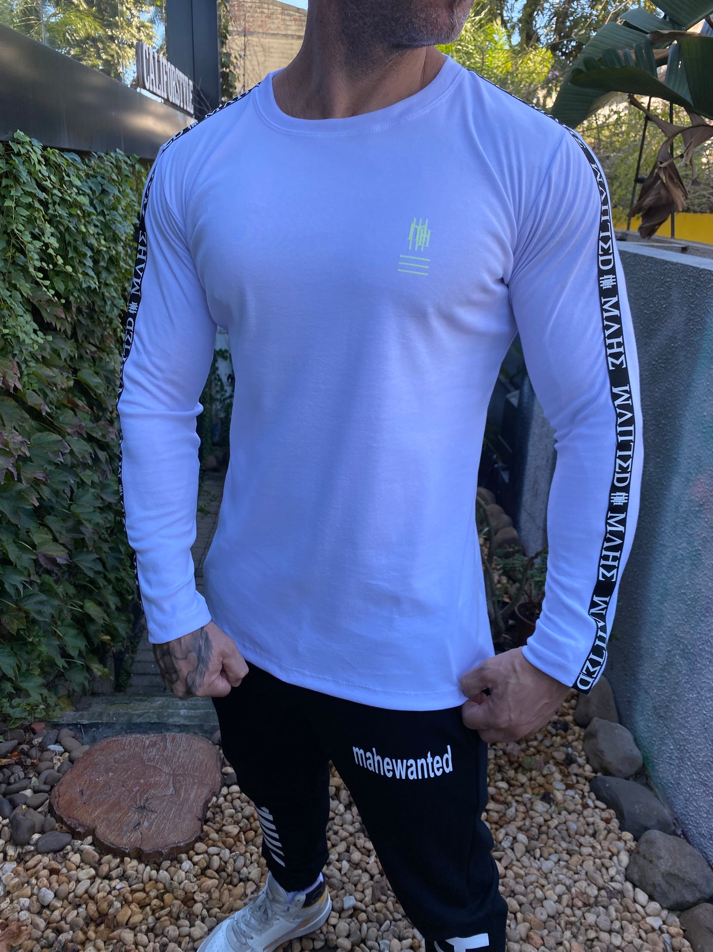 Camiseta Mahe Manga Longa Mônaco White