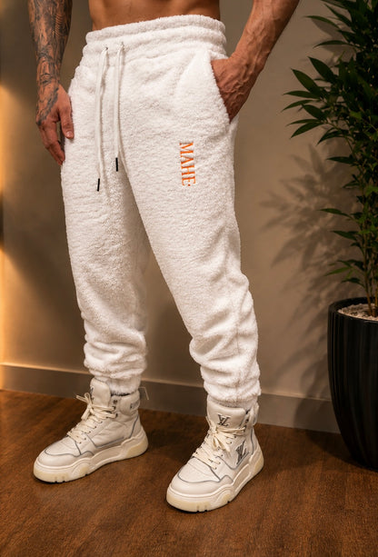Calça Mahe Peluciada White Orange