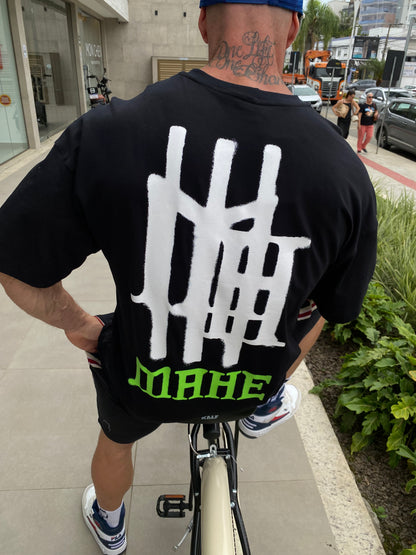 Camiseta Mahe Over Spray Paint White
