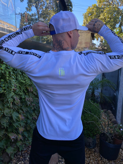 Camiseta Mahe Manga Longa Mônaco White