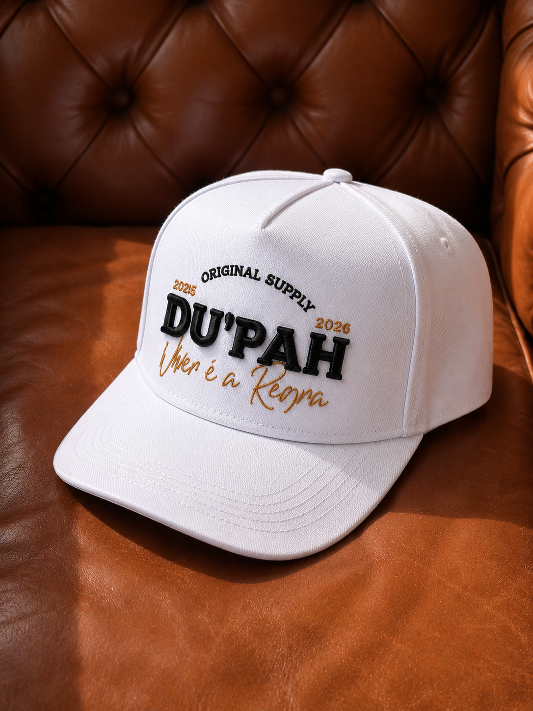 Boné Dupah Aba curva White Snapback