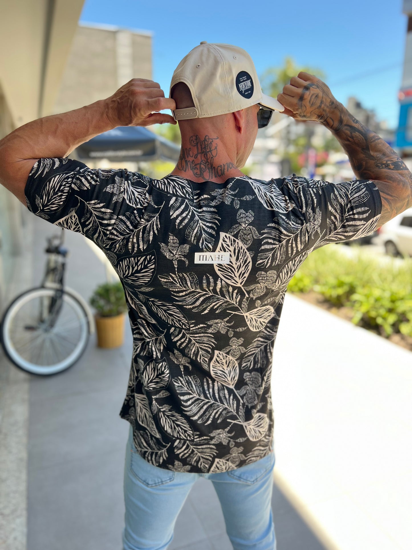 Camiseta Mahe Visco Folhas