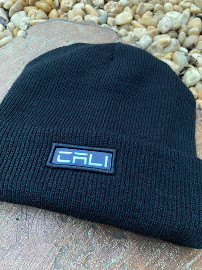 Gorro Canelado com Dobra Cali Black