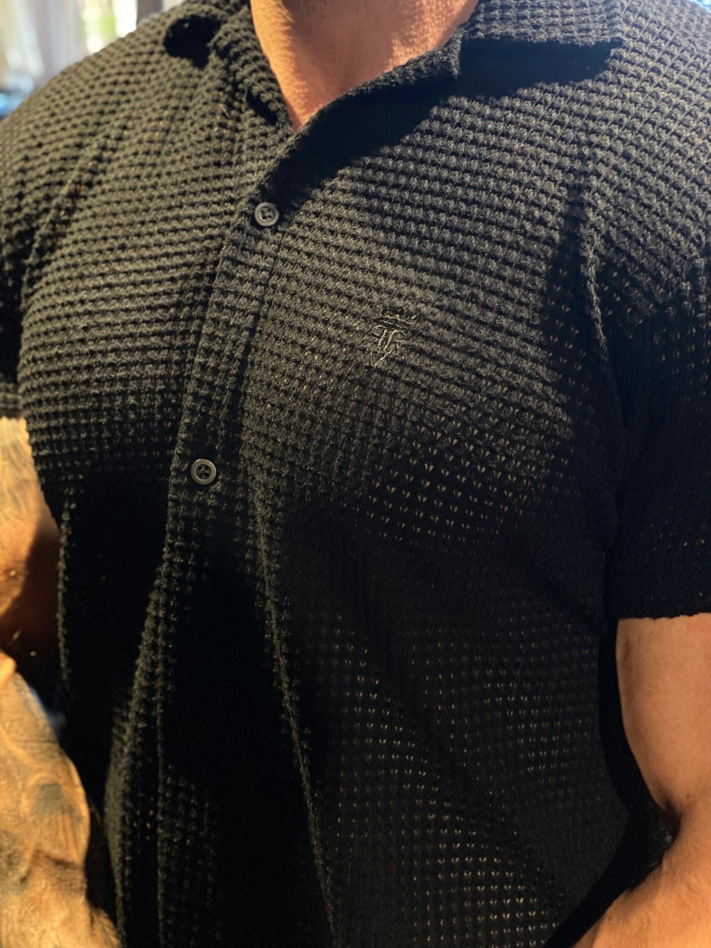 Camisa Santorini Tricot - Black