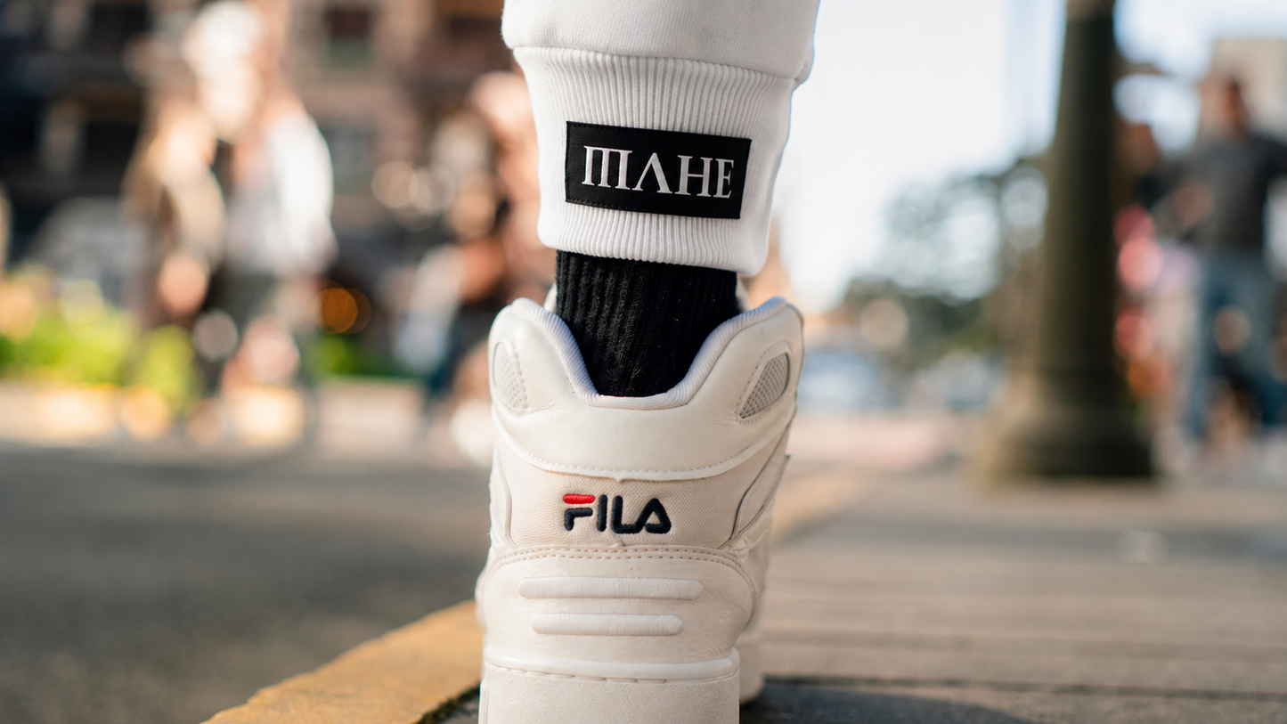 Calça de Moletom Mahe Stars White