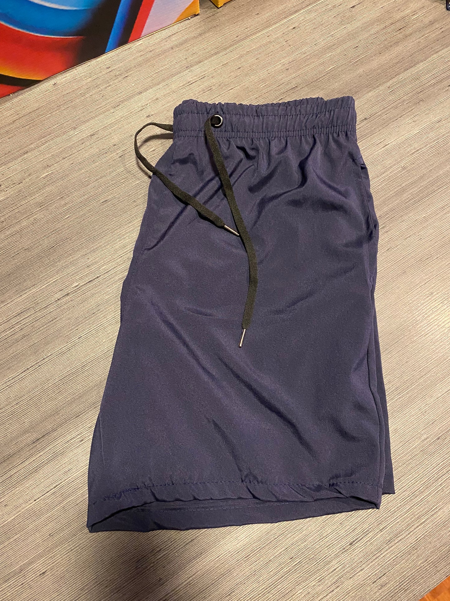 Shorts Praia- Marinho-Secagem rápida