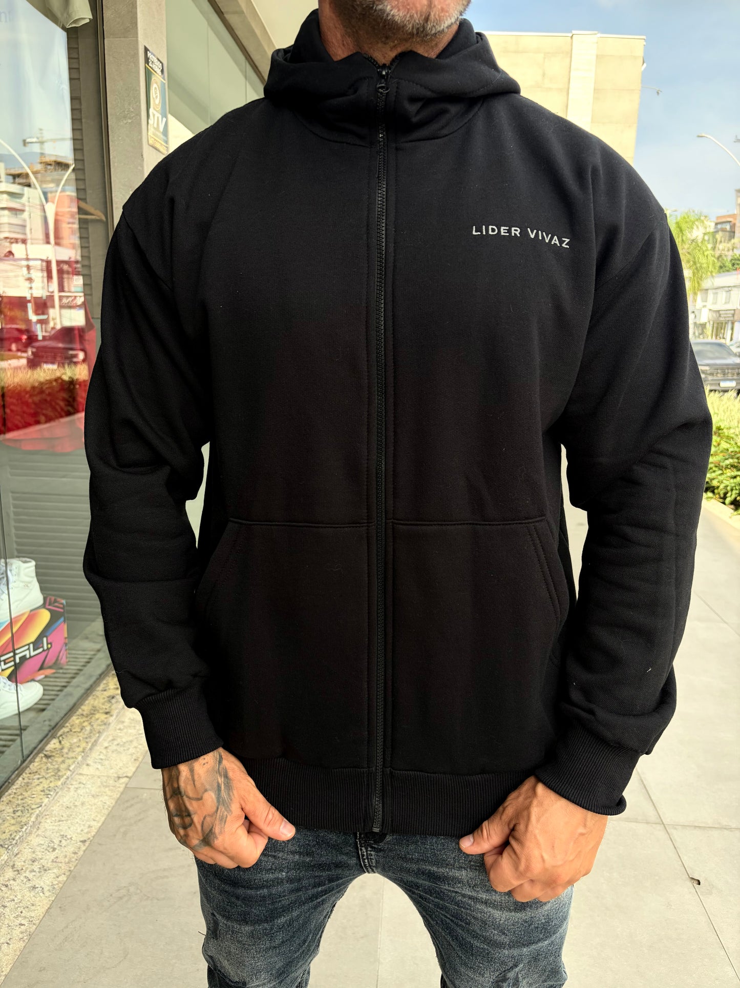 Canguru LV Ziper Black