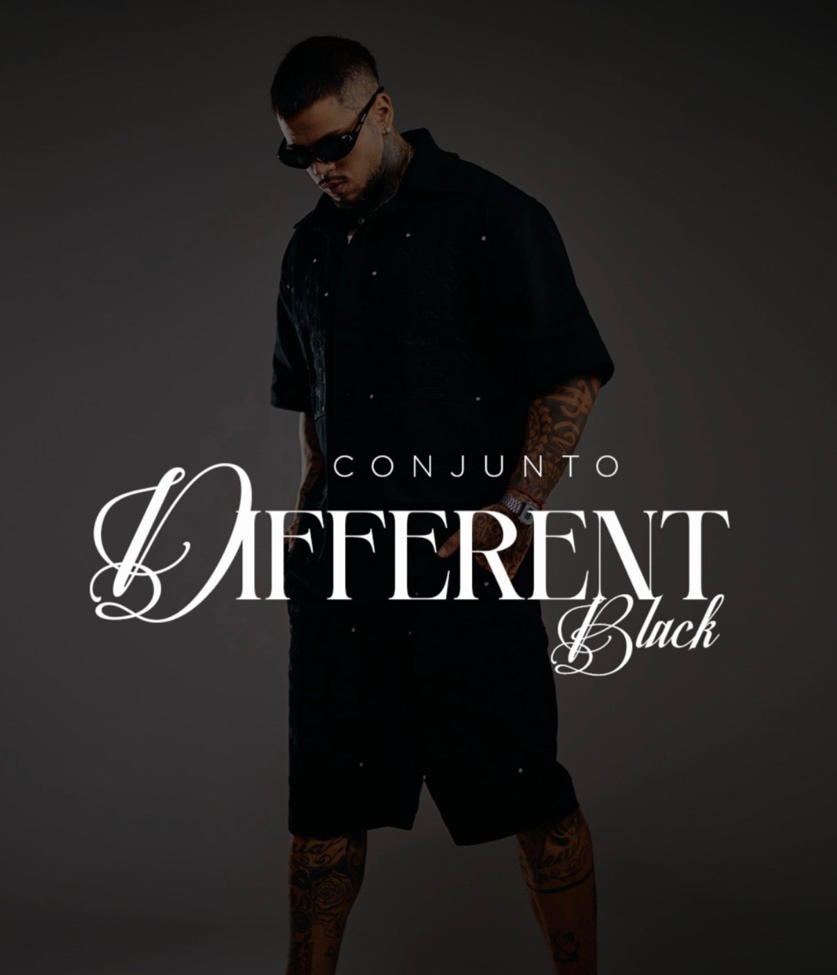 CONJUNTO OVER Diferente Black