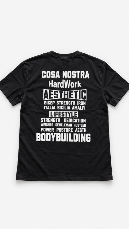 Camiseta Oversized Cosa Nostra Hard Work
