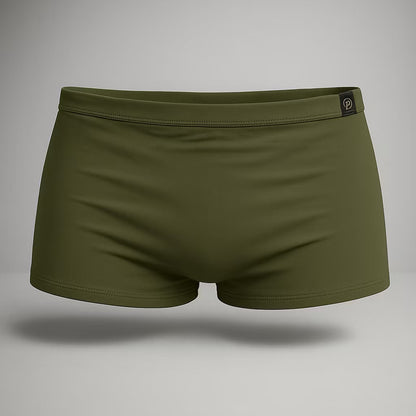 Sunga Praia- Secagem rápida Verde Militar
