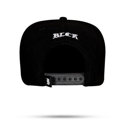 Boné Snapback Suede Preto Dang Logo