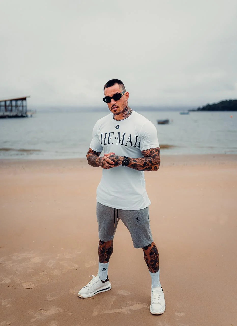 Camiseta Mahe HE-MA White Black
