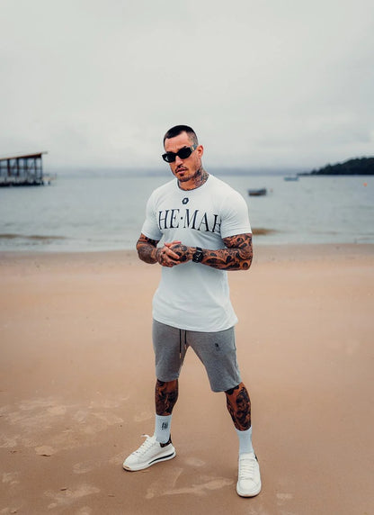 Camiseta Mahe HE-MA White Black