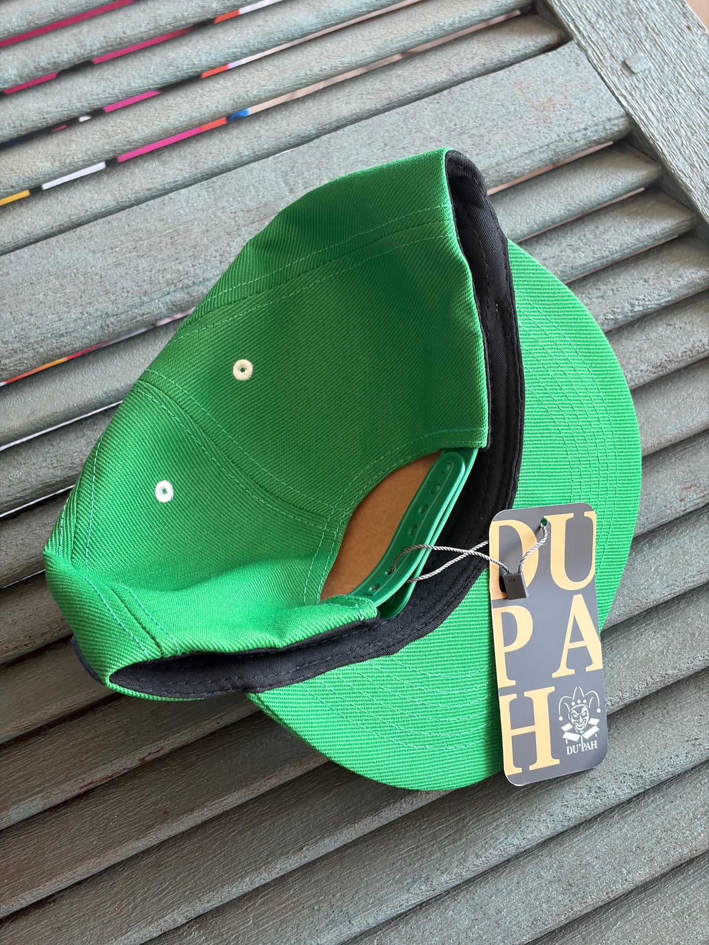 Boné Dupah Aba reta Green Snapback