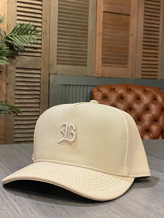 Boné Snapback Linho Bege Exclusive