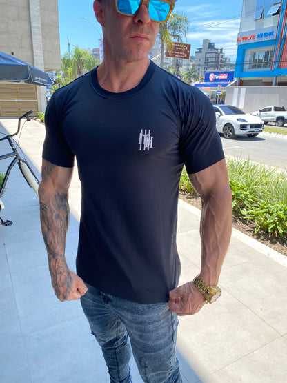 Camiseta Mahe Black Silver Refletiva