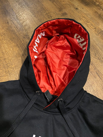 Moletom Canguru Mahe Black Red - LANÇAMENTO EXCLUSIVO