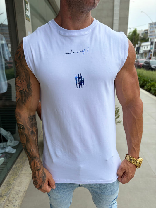 Regata Mahe Stars White Blue Machão