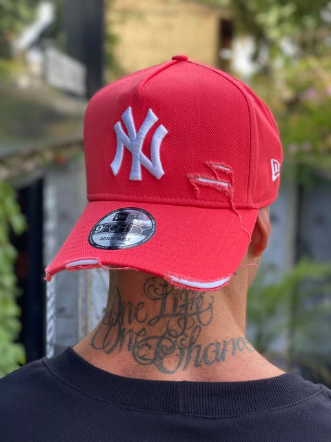 New Era NY Destroyer Orange Cap 