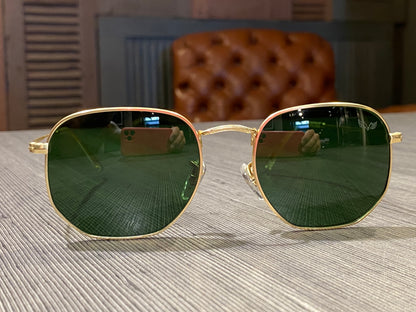 Óculos de Sol Gold Green