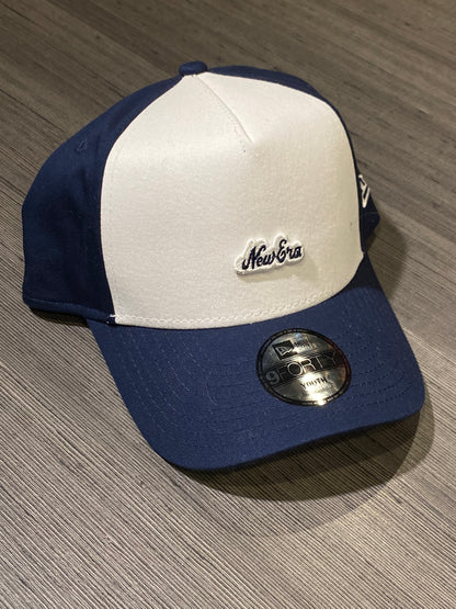 Boné New Era Infantil Azul Marinho/ Branco