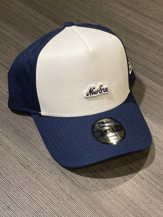 Boné New Era Infantil Azul Marinho/ Branco