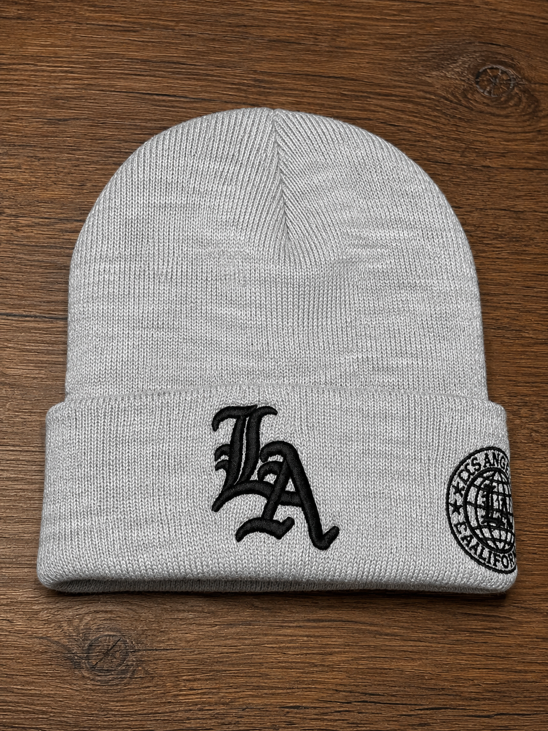 Gorro LA Grey Bordado Importado
