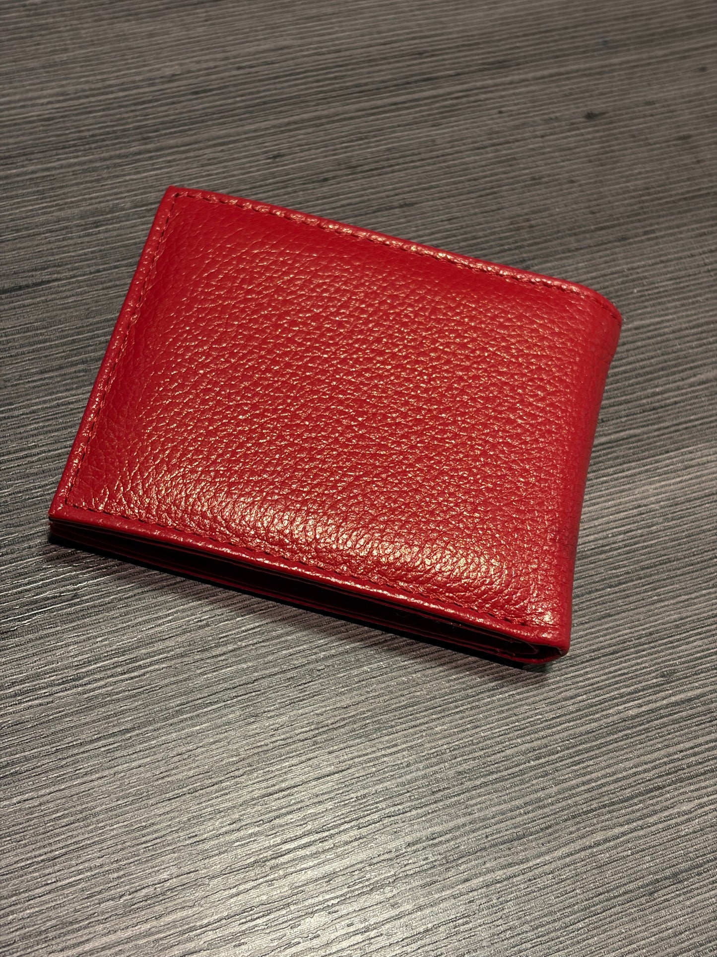 Carteira Red Logo em couro