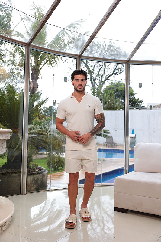 Conjunto Slim Brasão V Linho