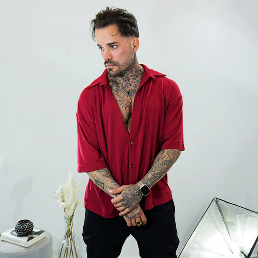 Camisa Santorini Tricot - Ruby