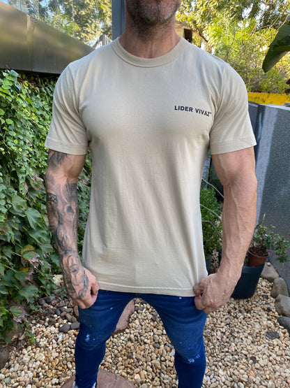 Camiseta Lider Vivaz Essentials Bege