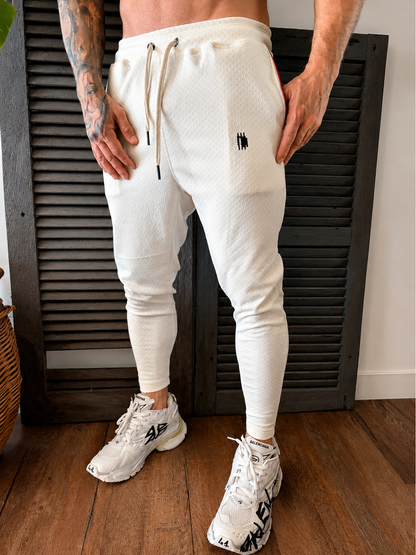 Calça Mahe Skinny Off White lista Red White