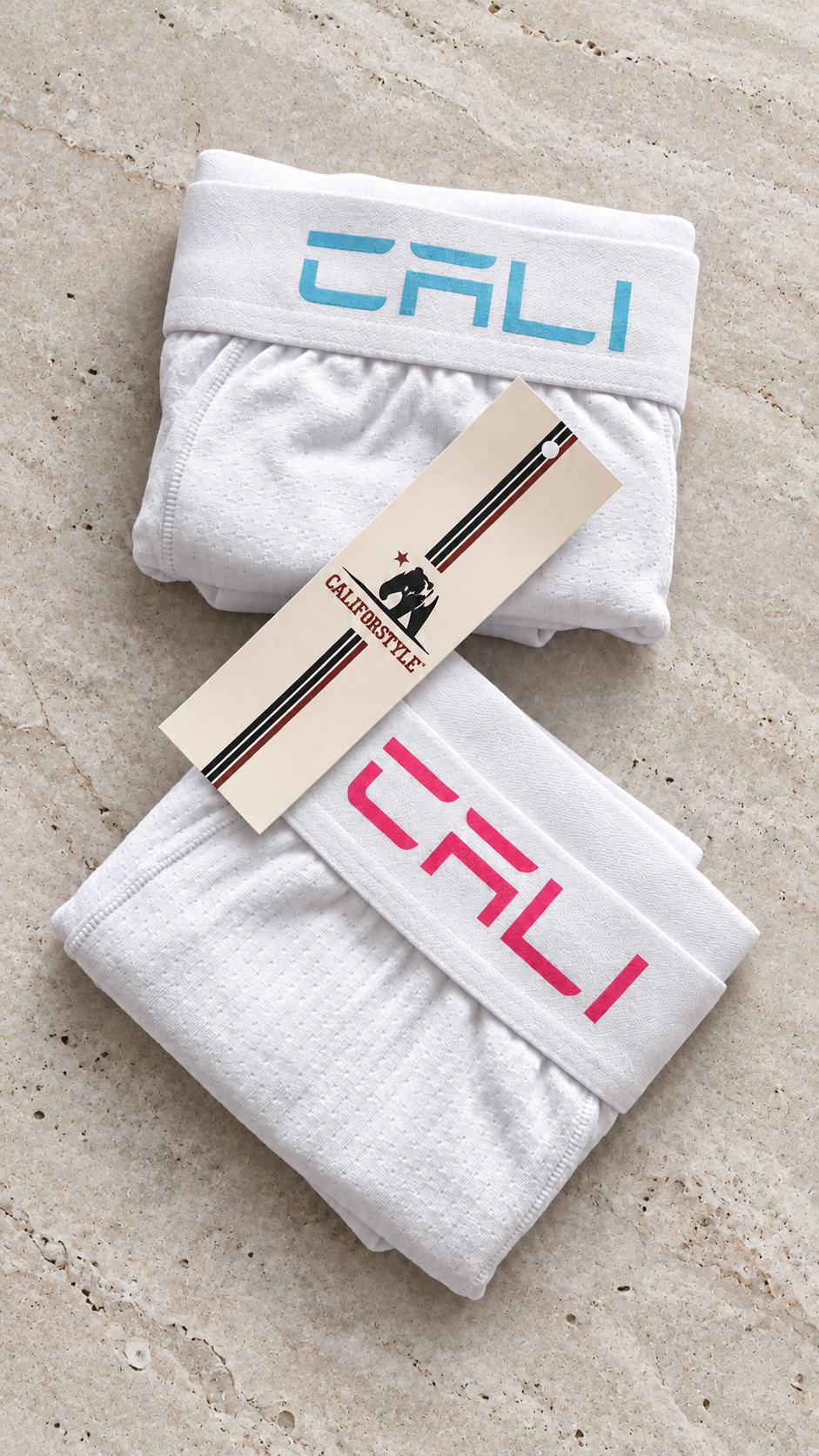 Kit com 2 Cuecas Boxer Cali