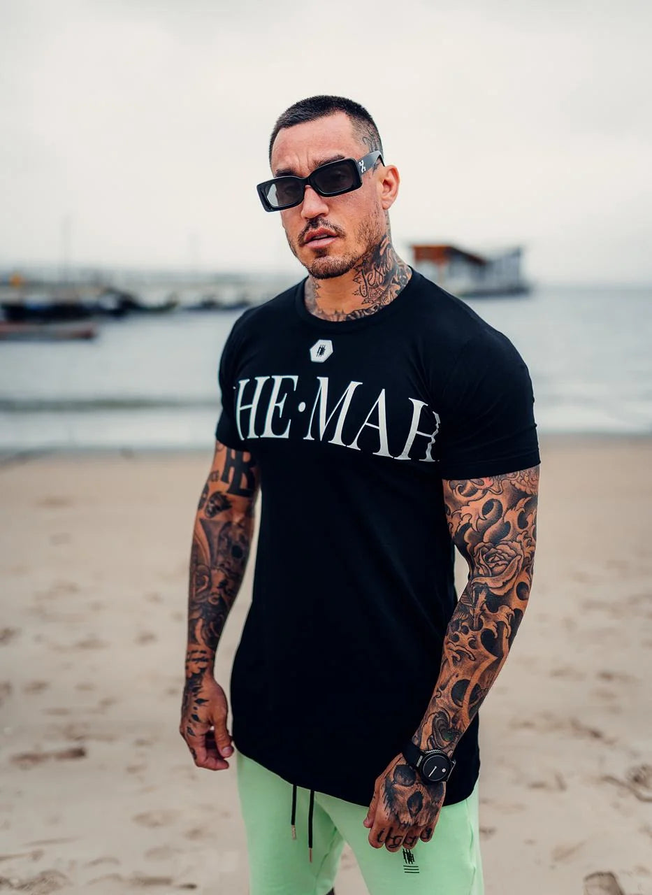 Camiseta Mahe Black White