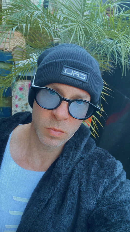 Gorro Canelado com Dobra Cali Black