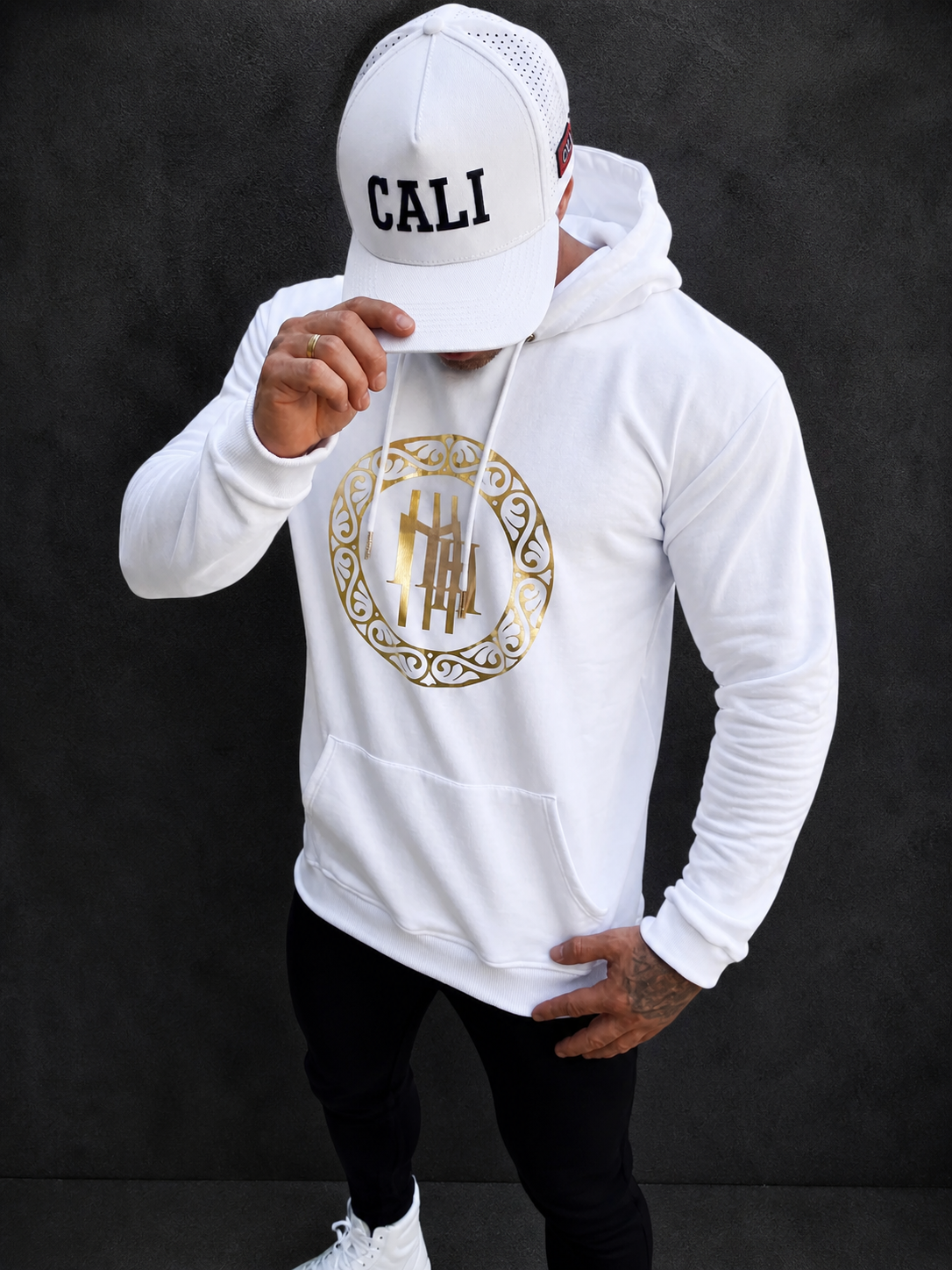 Moletom Canguru Mahe White Gold
