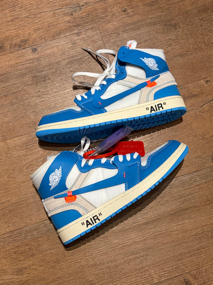 Tênis Nike Air Jordan Off-White x Air Jordan 1 High UNC