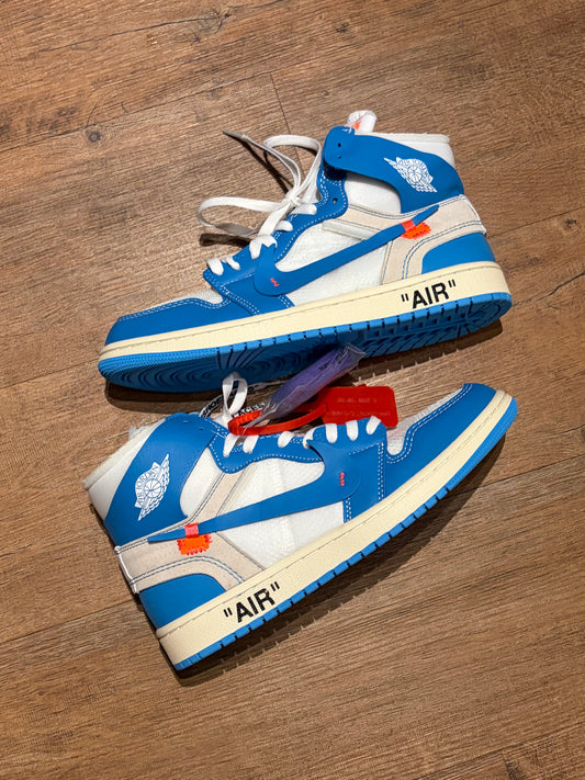 Tênis Nike Air Jordan Off-White x Air Jordan 1 High UNC