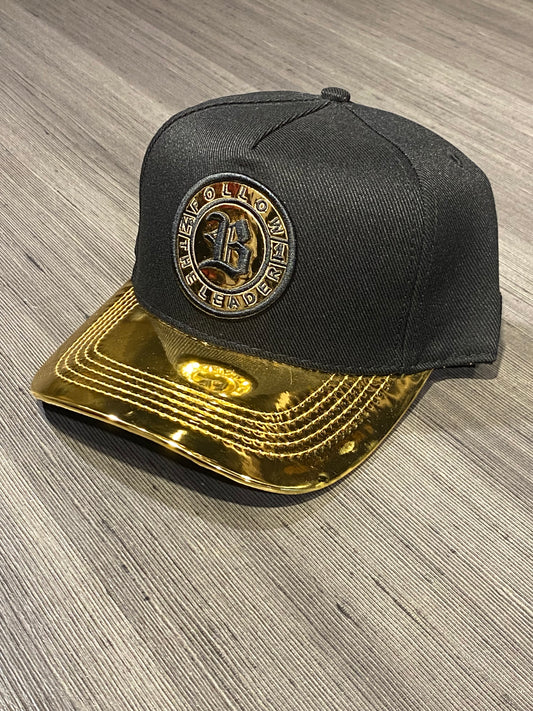 Boné Snapback Preto Follow Reflex Gold