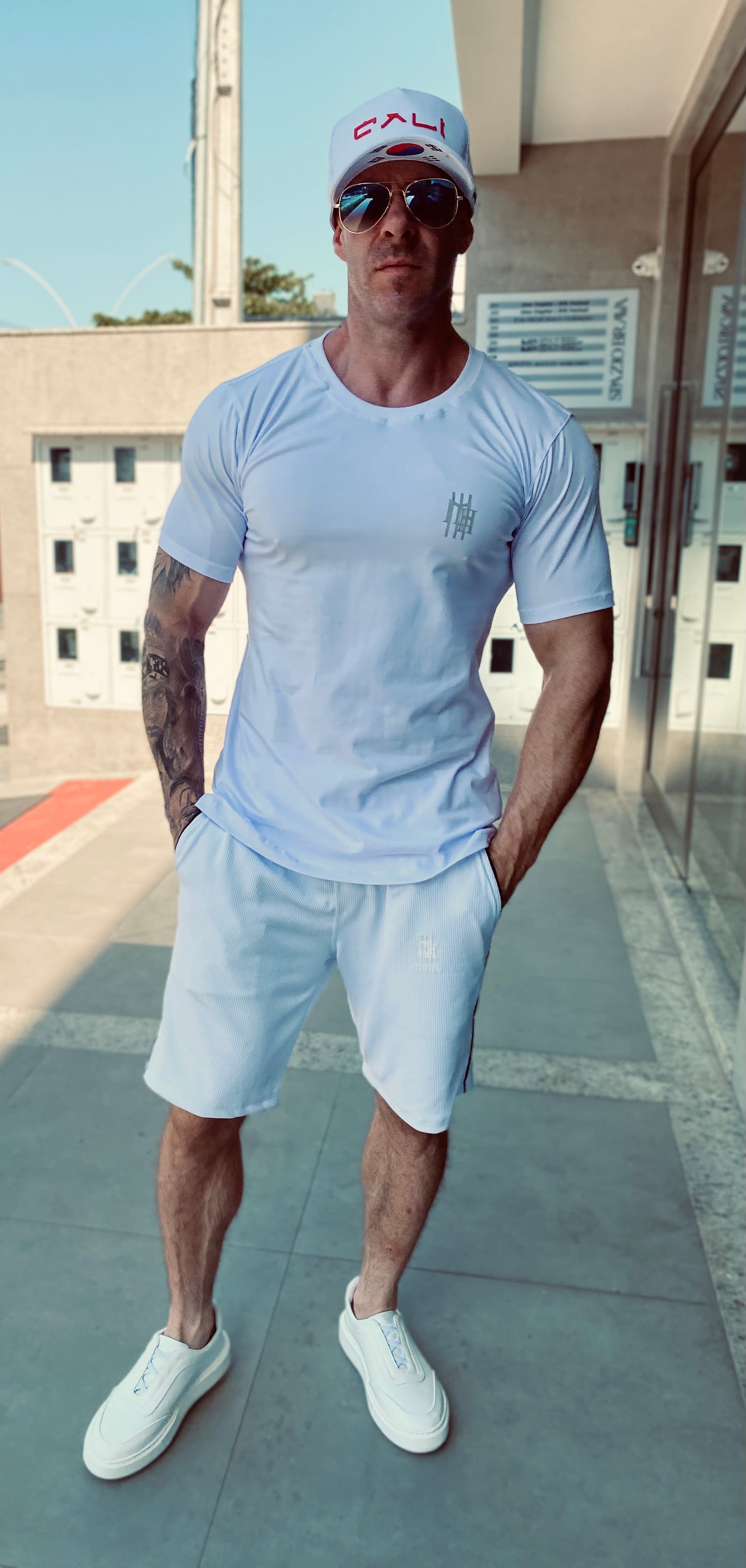 Camiseta Mahe White Silver