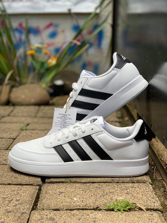 Tênis Adidas Couro Cano Baixo Branco