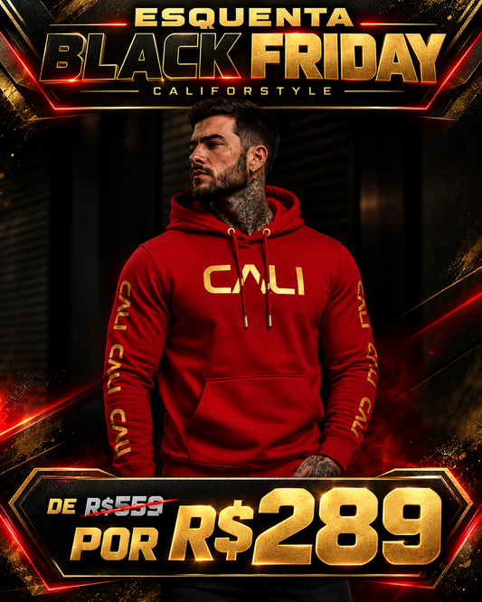 Moletom Cali Red Gold