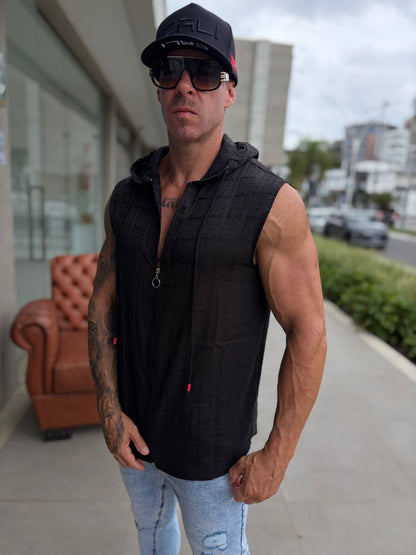 Regata Capuz Ibiza Black com ziper