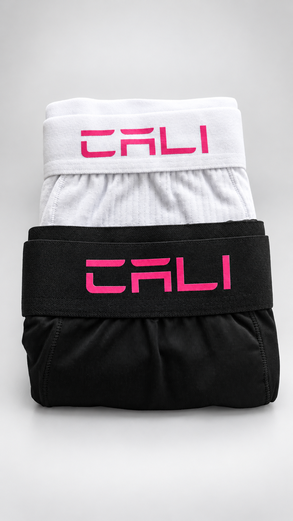 Kit com 2 Cueca, Preta e Rosa, Branca e Rosa