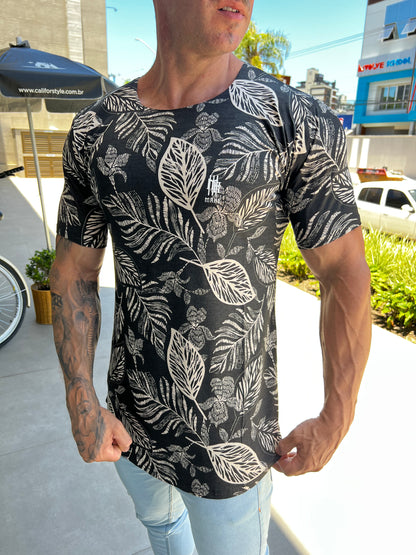 Camiseta Mahe Visco Folhas