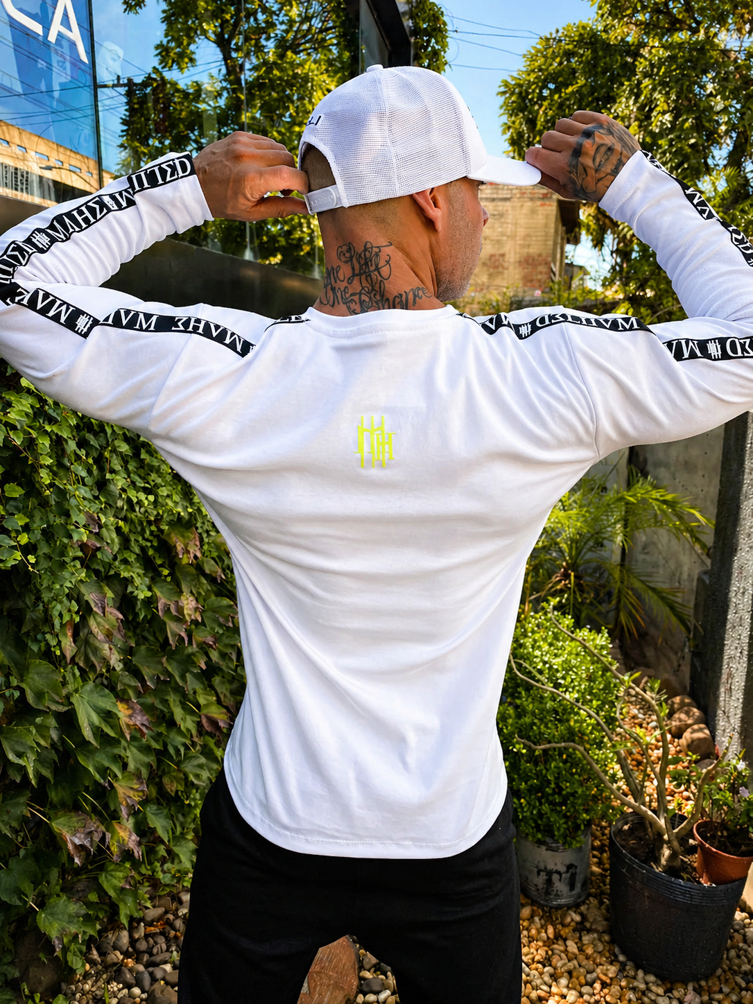 Camiseta Mahe Manga Longa Mônaco White