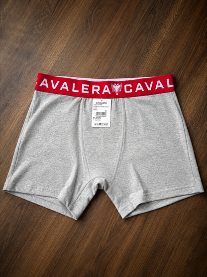 Cueca Cavalera Mescla/Red Boxer