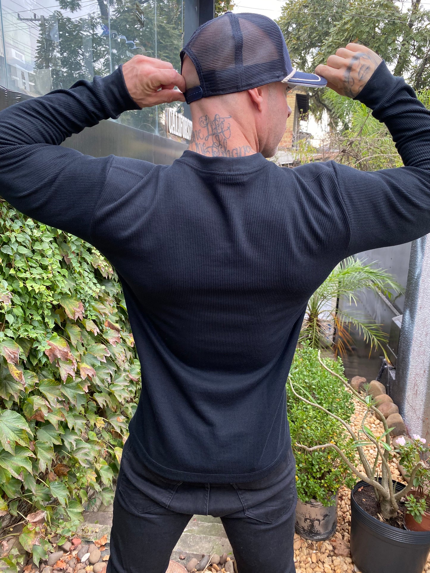 Blusa Canelada Black